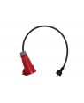 EV Connection cable CEE Red > Schuko adapter BLAUPUNKT (0270071)