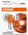 2 λάμπες πορτοκαλί PY21W OSRAM (7507-02B)