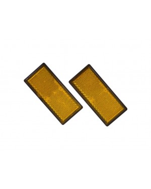 Ανακλαστήρες τρέιλερ παραλληλόγραμμοι πορτοκαλί 86x40mm 2τμχ CARPOINT (0413993)