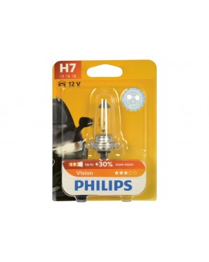 Λάμπα H7 Vision 55W 12V +30% 12972PRB1 Philips (0730025)