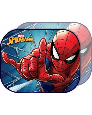 Marvel Spiderman Πλαϊνά Σκίαστρα Αυτοκινήτου με Βεντούζα 44x35εκ. 2τμχ (10243)