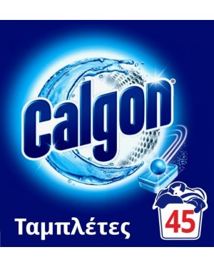 Calgon Αποσκληρυντικό Νερού Πλυντηρίου Ρούχων Ταμπλέτες 45ταμπλ (3002410)