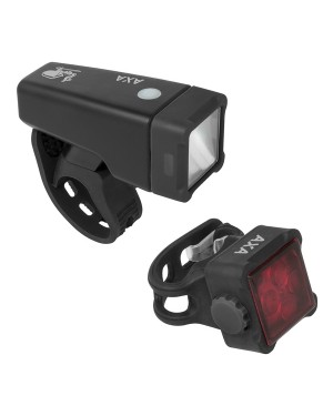Σετ φώτα ποδηλάτου Niteline T4-R USB AXA (5011620)
