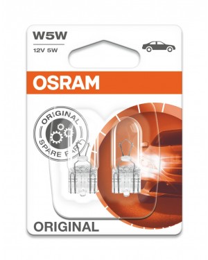 2 λάμπες W5W 5W OSRAM (2825-02B)