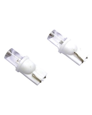 2 WHITE LAMPS Τ10 5W LED CARPOINT (0740010)