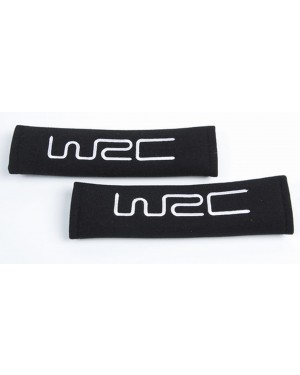 WRC 2 black seat belt pads (007331)