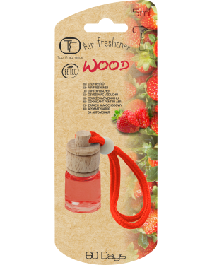 Air Freshener Top Fragrance Wood "Strawberry"