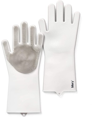 Γάντια καθαριότητας σιλικόνης πολλαπλών χρήσεων 2 τεμάχια Mery One Size (0932)